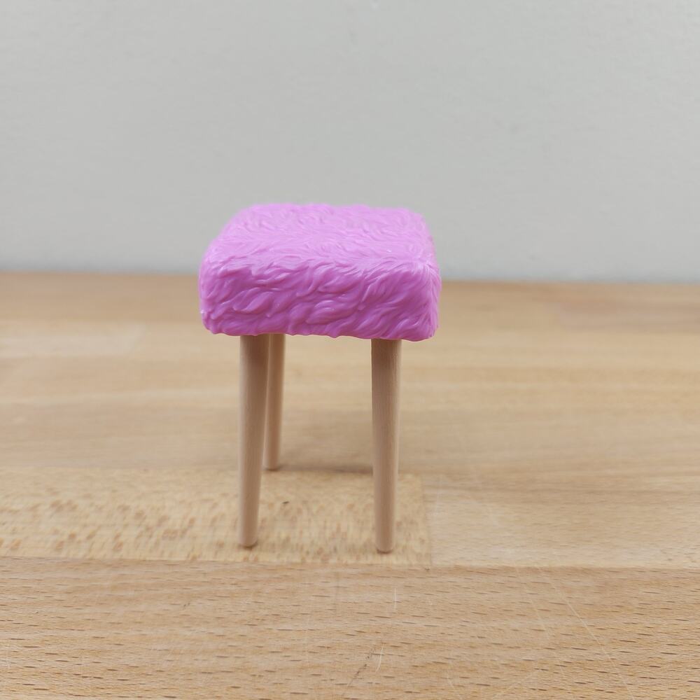 Barbie Dream House Furniture- Vanity Chair- Stool